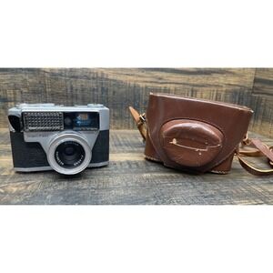 Vintage Mansfield‎ Skylark 35mm Film Camera Mantar 40mm f4 Lens w Leather Case